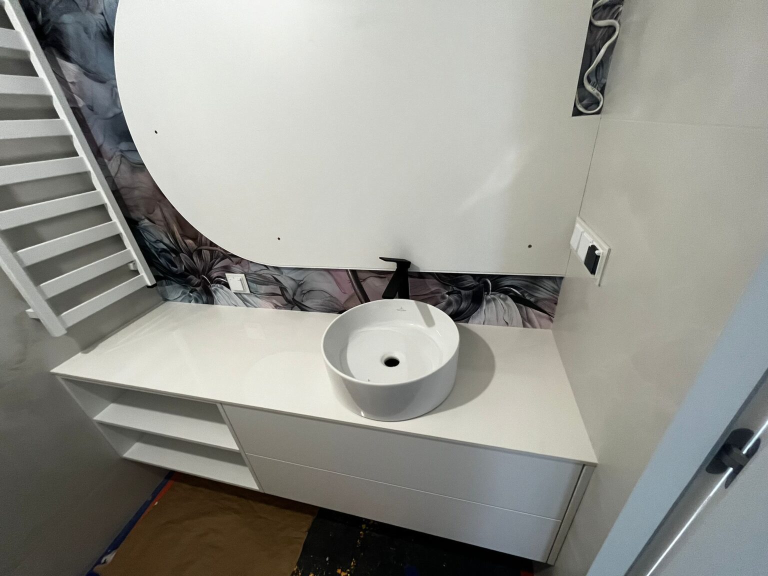 Waschtisch aus Keramik Bianco Assoluto