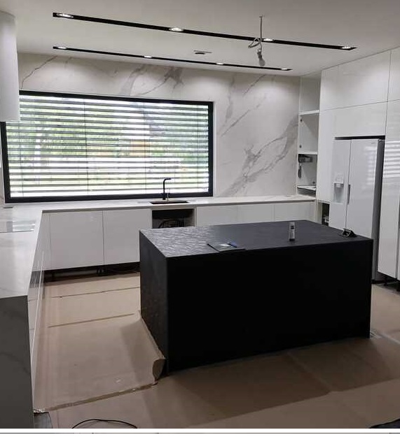 Küchenarbeitsplatten aus Laminam Bianco Statuario Venato