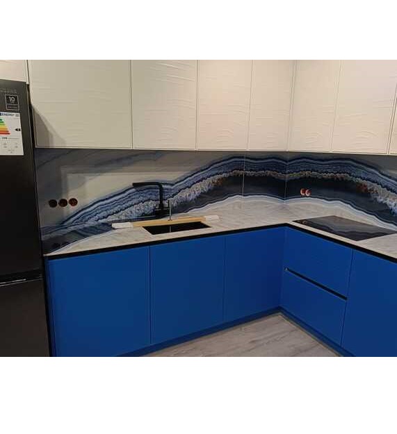 Küchenarbeitsplatten aus Keramik Franko Luxury Agata Blue