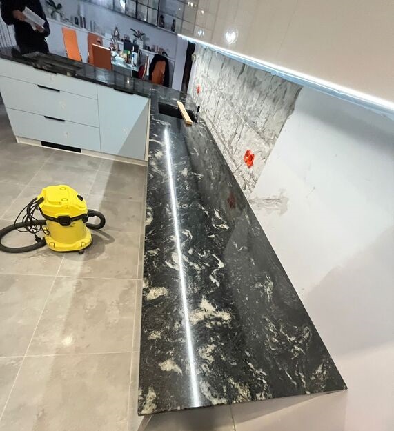 Küchenarbeitsplatten aus Granit Titanium Black