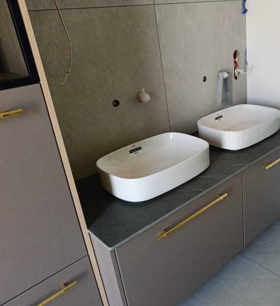 Badezimmerarbeitsplatten