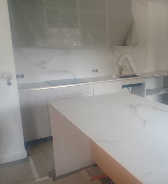 Küchenarbeitsplatten aus Keramik Franko White Gold