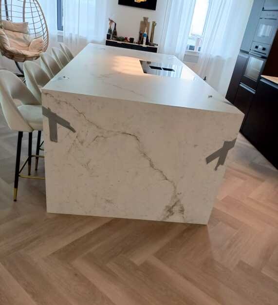 Arbeitsplatten aus Keramik Franko White Gold