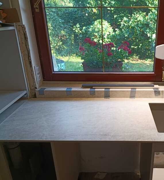 Küchenarbeitsplatten aus Feinsteinzeug Franko Taj Mahal Extra