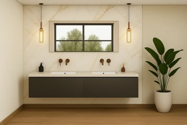 Keramik-Waschtischplatte nach Maß – Franko Luxira