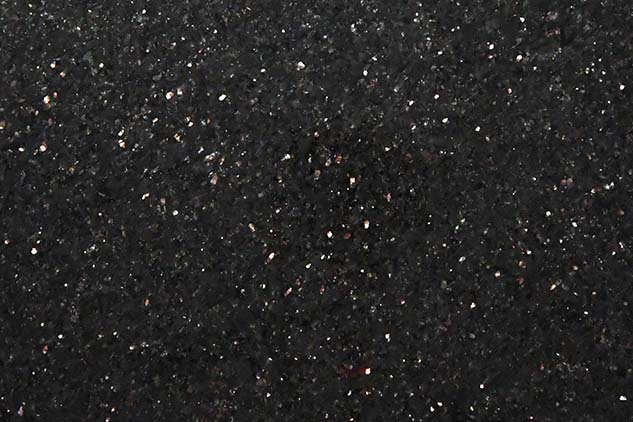 Granit Arbeitsplatte nach Maß, Schwarz – FRANKO Star Galaxy Premium – poliert