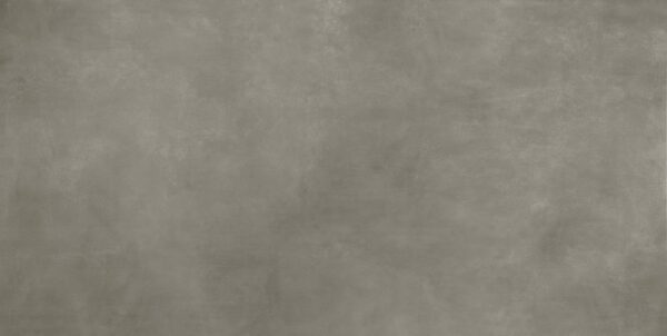 Badezimmerarbeitsplatte aus grauer Keramik Laminam Calce Tortora - genarbt