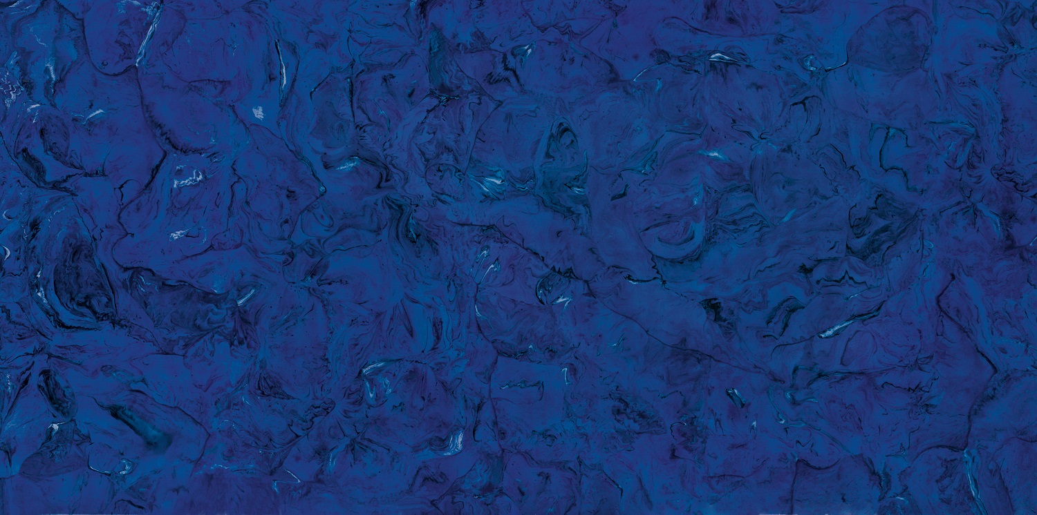 Laminam Fluidosolid Blu Lucidato küchenarbeitsplatte aus Keramik nach Maß, Blau – Poliert