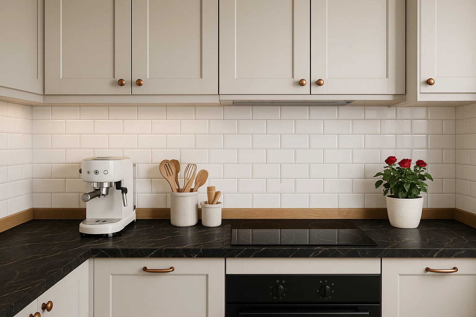 Küchenarbeitsplatte aus Keramik nach Maß, Schwarz – Franko Saint Laurent De Luxe – Matt