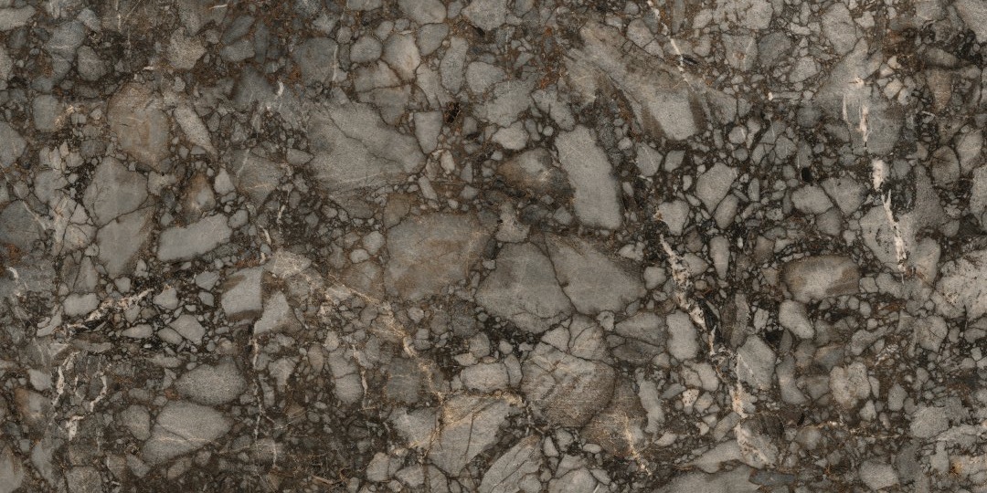 Florim Marble River küchenarbeitsplatte aus Keramik nach Maß, Braun – Poliert