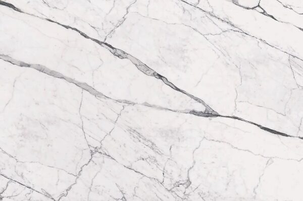Florim Marble Eternal White küchenarbeitsplatte aus Keramik nach Maß, Weiß – Poliert