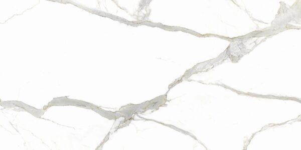 Badezimmerarbeitsplatte aus weißer Keramik Laminam Calacatta Michelangelo - soft touch