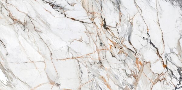 Neolith Calacatta Luxe küchenarbeitsplatte aus Keramik nach Maß, Weiß – Poliert