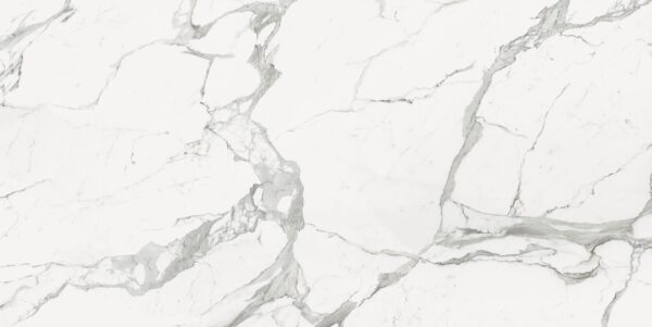 Keramik Arbeitsplatte nach Maß, Grau, Weiß – Franko Statuario Candido – soft touch