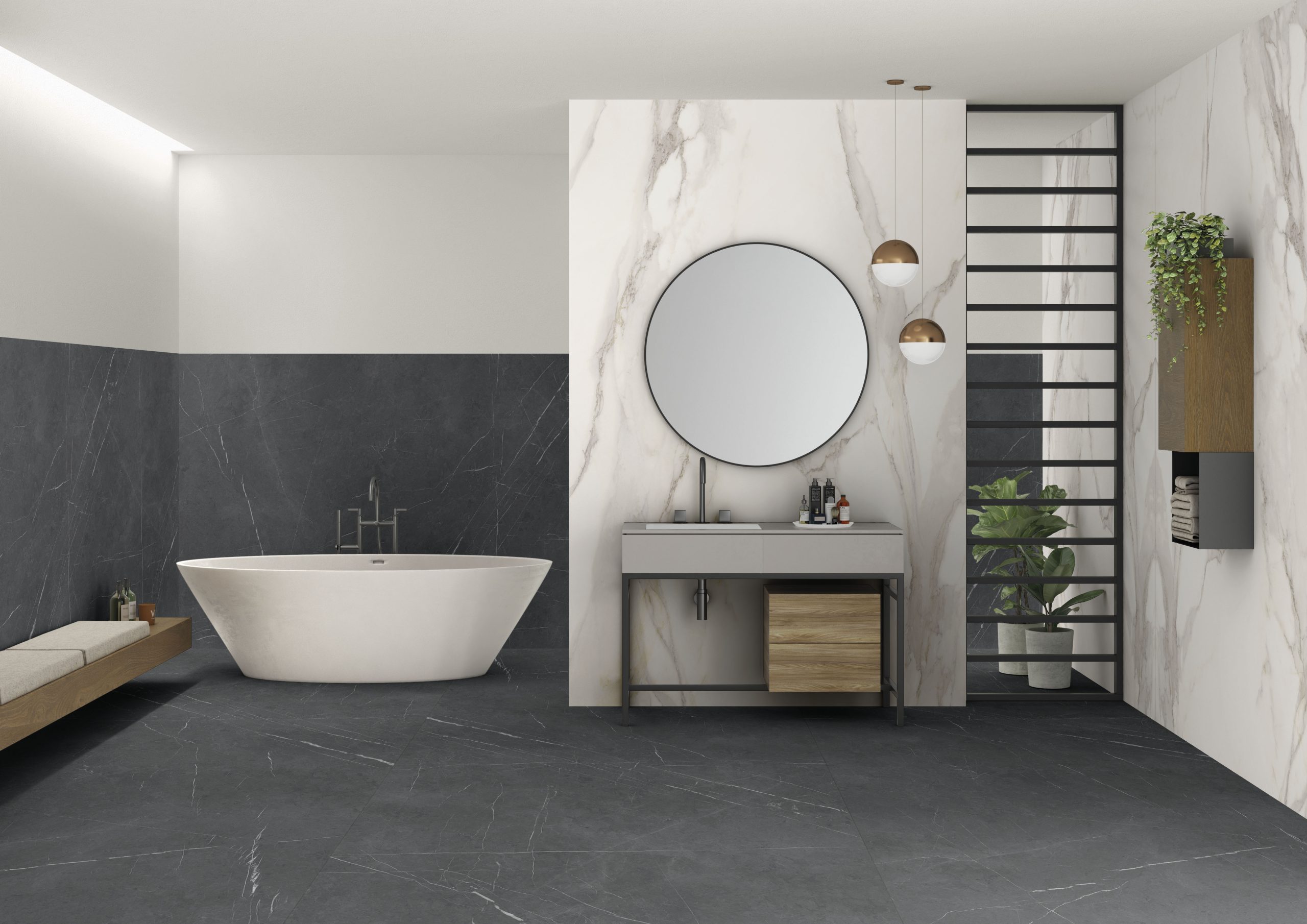Großkeramikplatten 320 x 160 cm Franko Statuario Eterno für Arbeitsplatte und Verkleidung