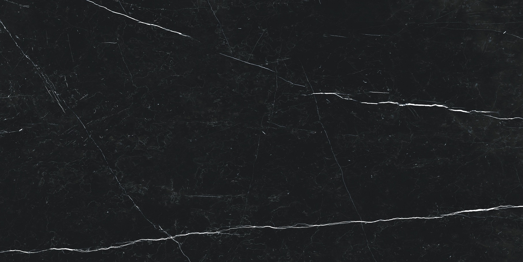 Florim Marble Marquinia küchenarbeitsplatte aus Keramik nach Maß, Schwarz – Matt