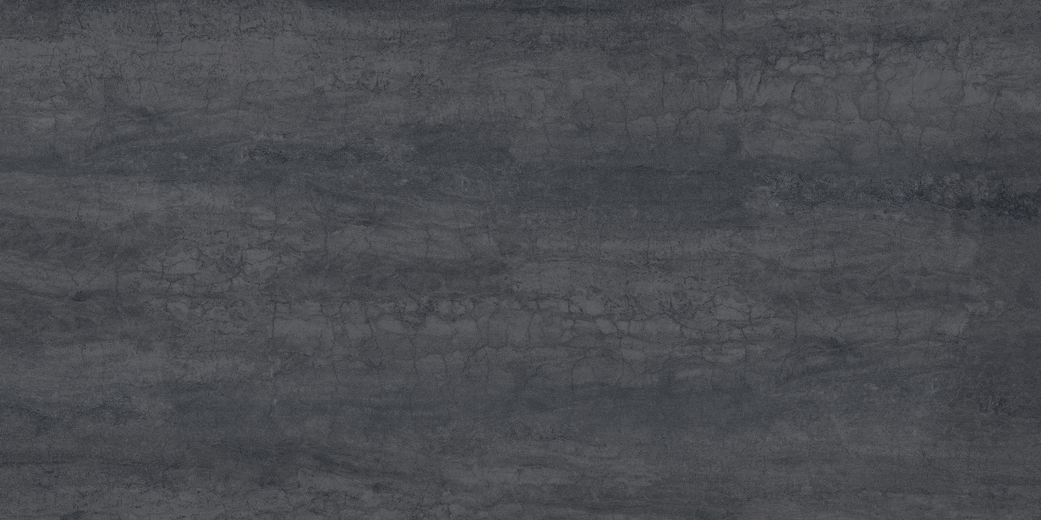 Badezimmerarbeitsplatte aus schwarzer Keramik Laminam Pietra di Savoia Antracite - genarbt