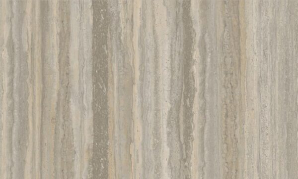 Laminam Travertino Grigio Venato küchenarbeitsplatte aus Keramik nach Maß, Beige, Hellgrau - Genarbt