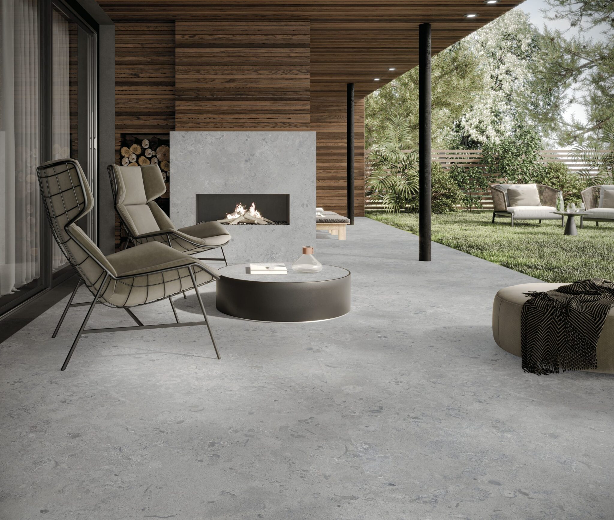 Großkeramikplatten 320 x 160 cm Franko Bergen Grau für Arbeitsplatte und Verkleidung