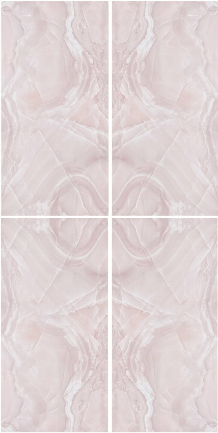 Großkeramikplatten 320 x 160 cm Franko Crystal Rose für Arbeitsplatte und Verkleidung