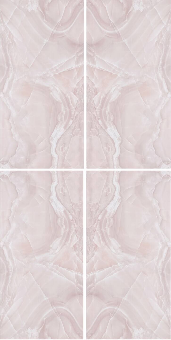 Großkeramikplatten 320 x 160 cm Franko Crystal Rose für Arbeitsplatte und Verkleidung