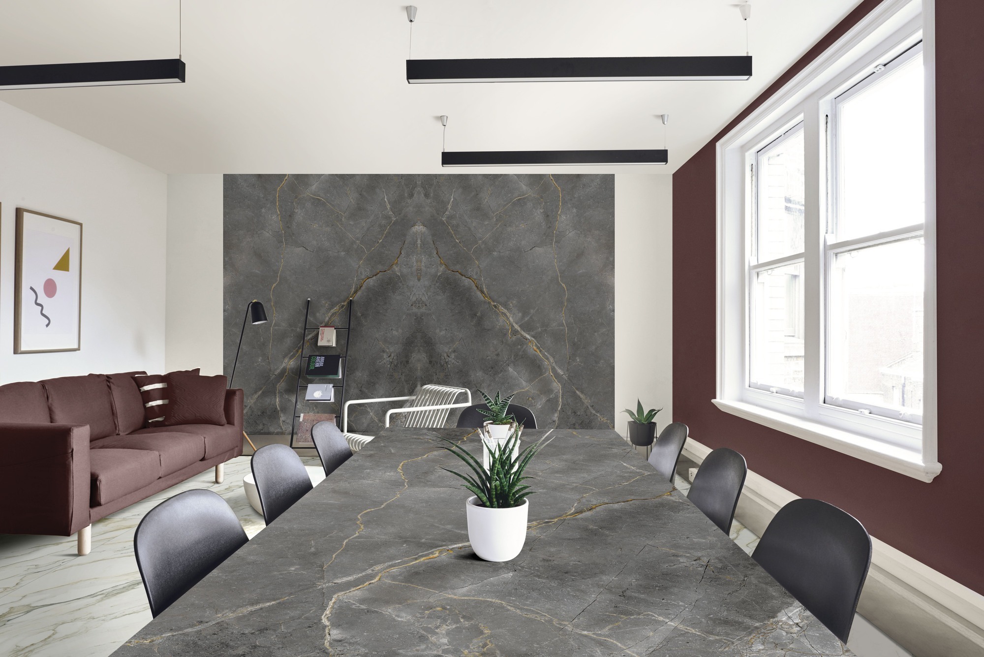 Großkeramikplatten 320 x 160 cm Franko Fior di Bosco Lux für Arbeitsplatte und Verkleidung