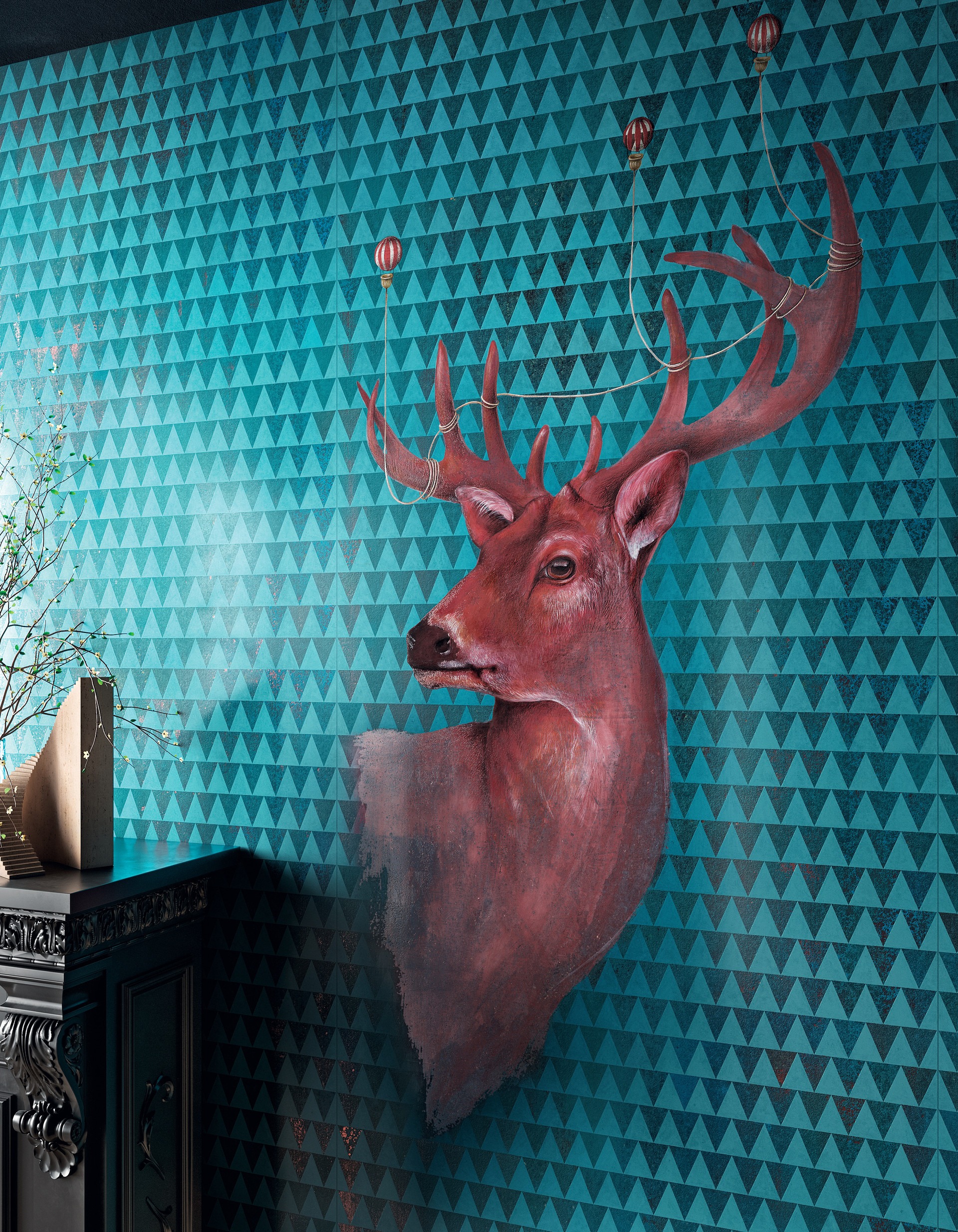 Großformatfliese Mirage Indomita Deer 120x278cm 6 mm