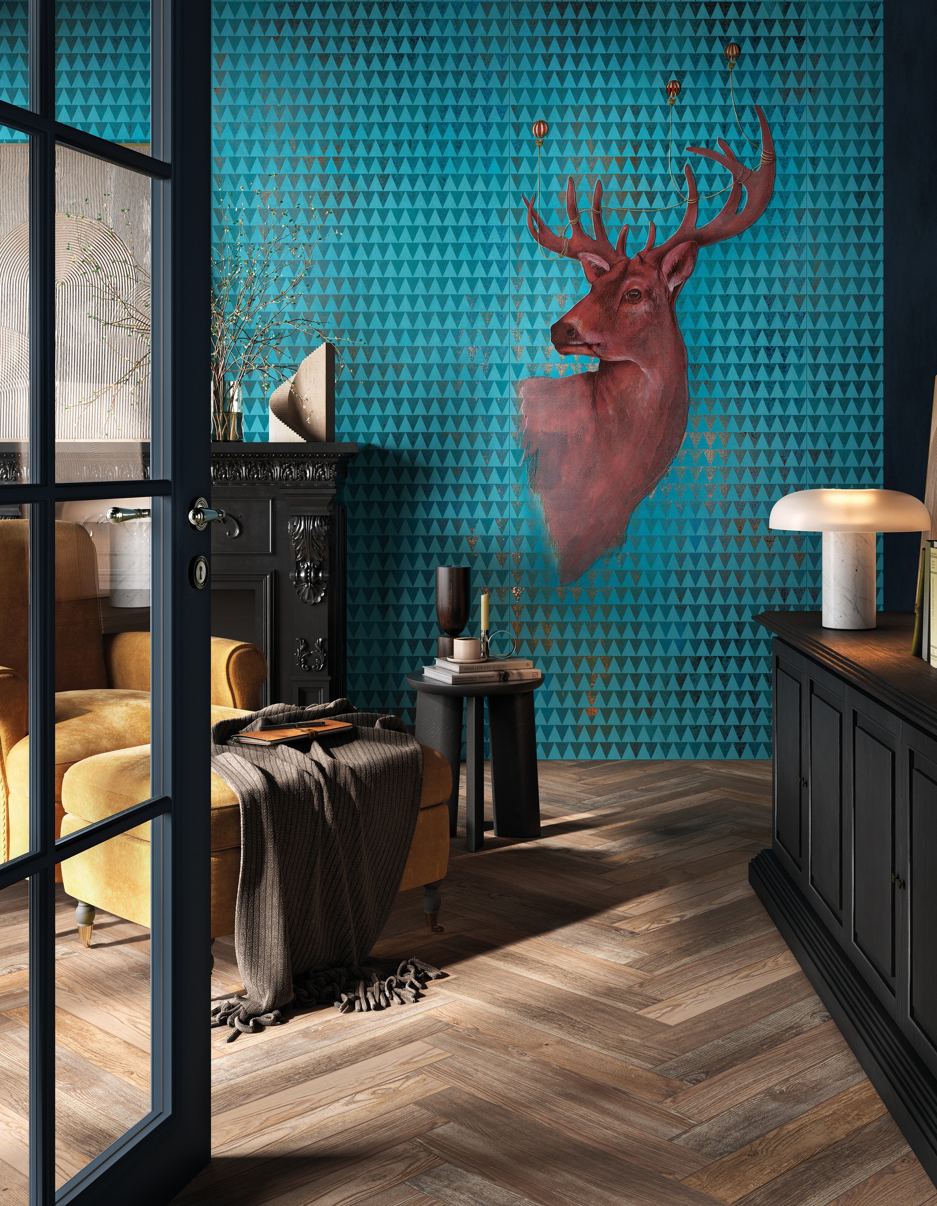 Großformatfliese Mirage Indomita Deer 120x278cm 6 mm