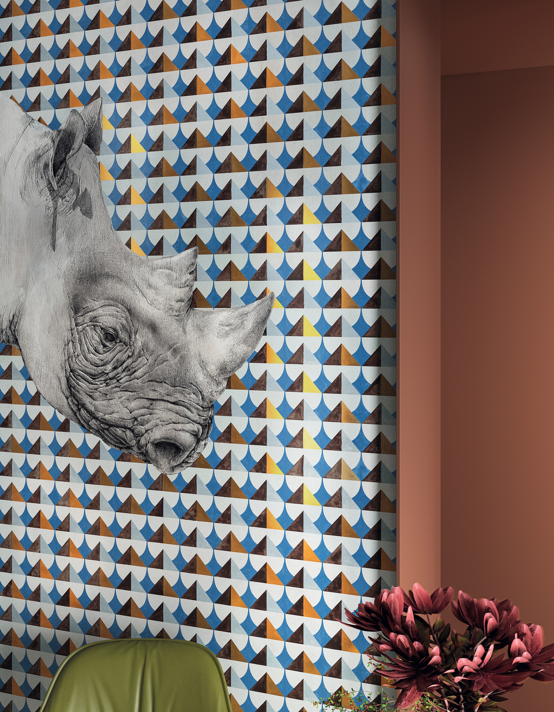 Großformatfliese Mirage Indomita Rhino 120x278cm 6 mm