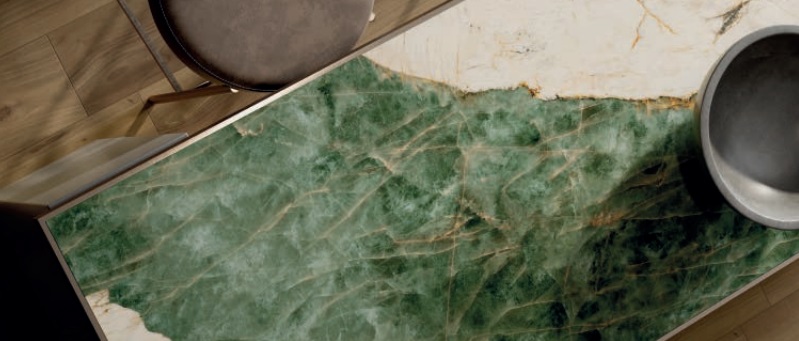 Großkeramikplatten 324 x 163 cm Franko Magellano Lusso für Arbeitsplatte und Verkleidung