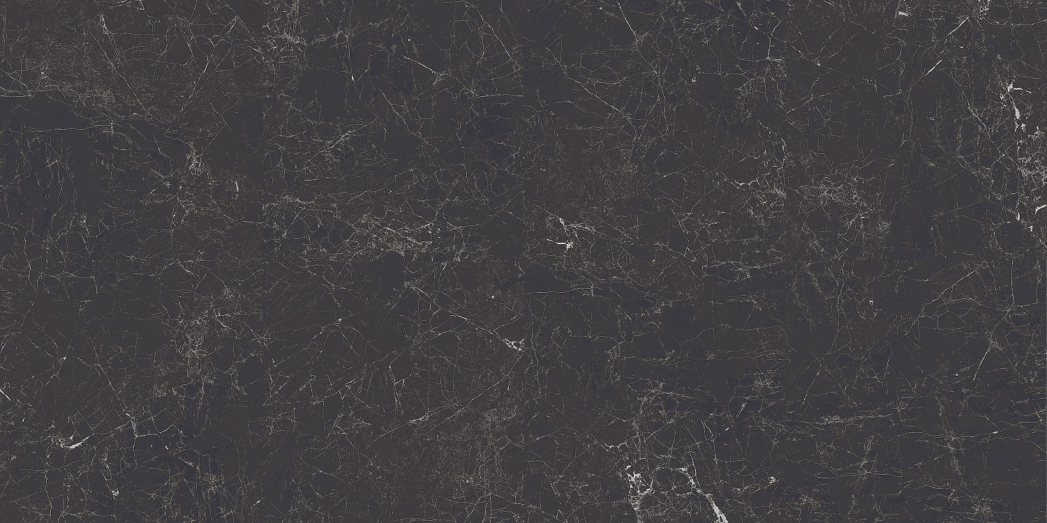 Küchenrückwand (Spritzschutz) aus Keramikplatte Laminam Nero Greco – matt