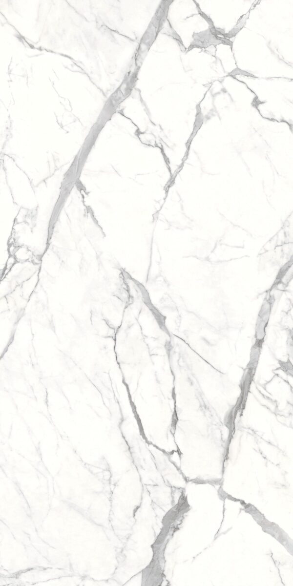 Großformatfliese Franko Statuario Classico 160x320cm 6 mm