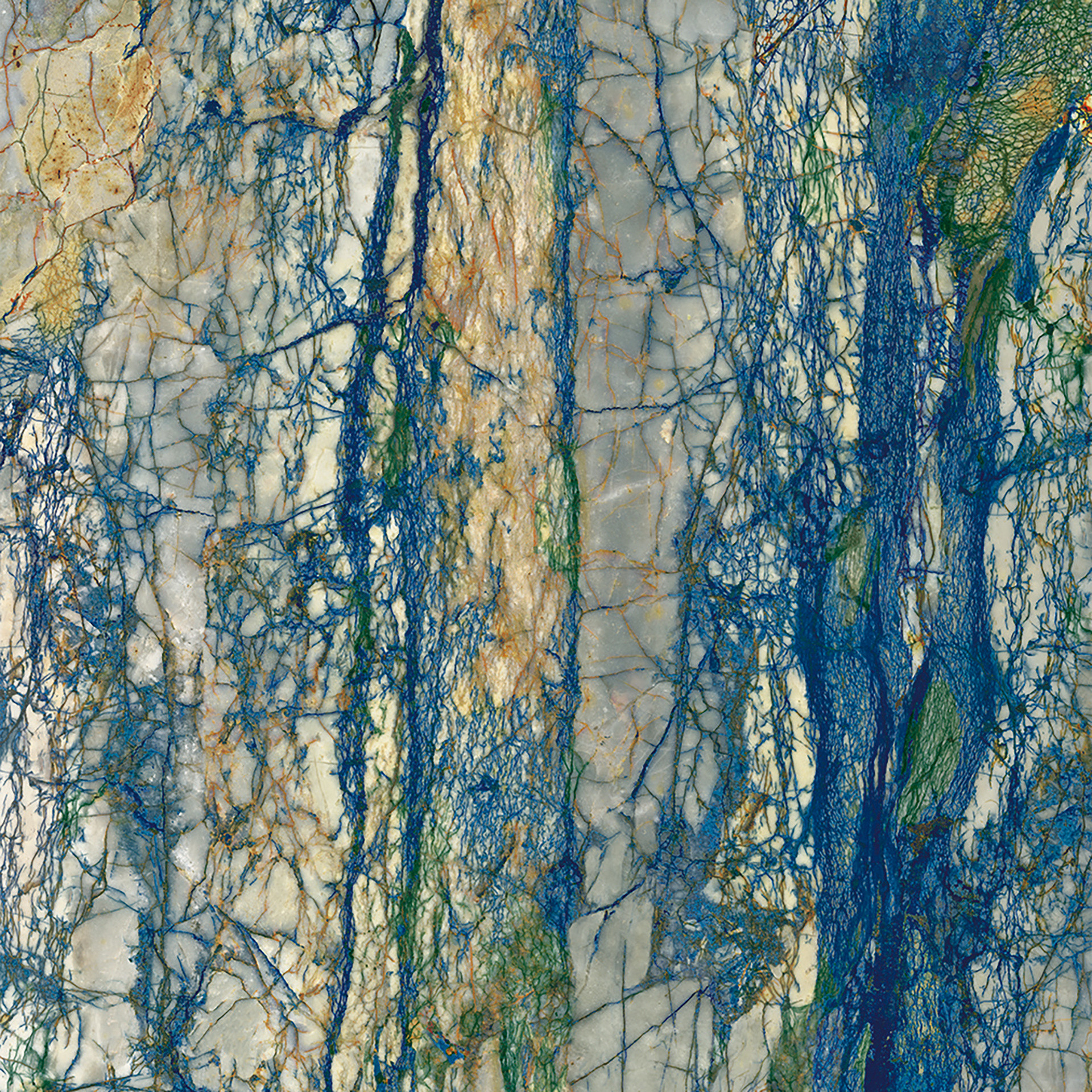 Großformatfliese Mirage Wanderlust WA11 Siberian Malachite 120x278cm 6 mm