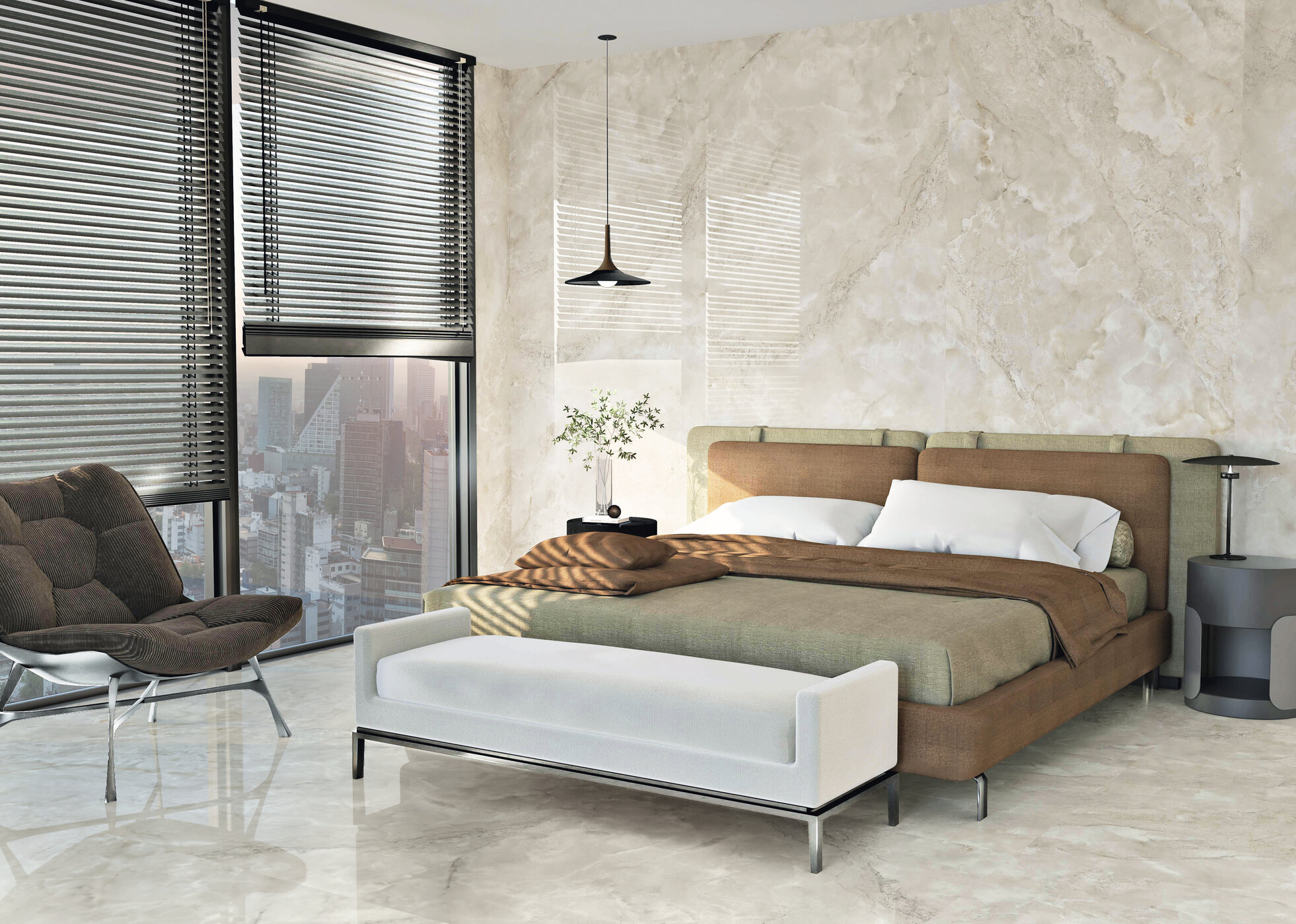 Großformatfliese AB Aura Ivory 120x280 cm 6 mm oder 7 mm