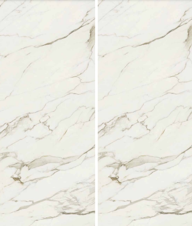 Großformatfliese Rondine Canova Calacatta Gold 120x280cm 6 mm