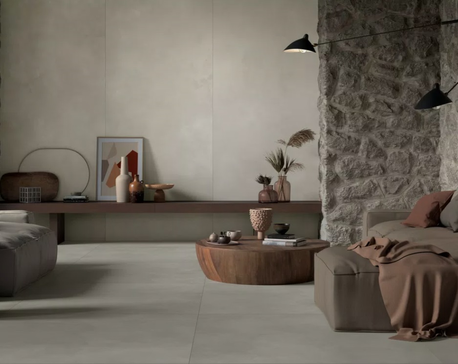 Großformatfliese Mirage Clay CL01 Calm 120x278cm 6 mm