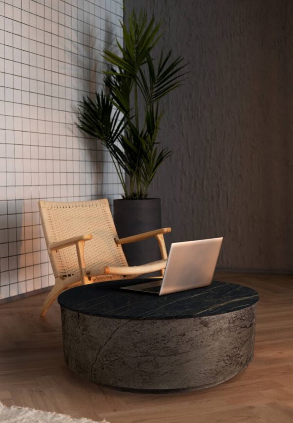 Tisch Franko Durum aus Franko Keramik Ø100