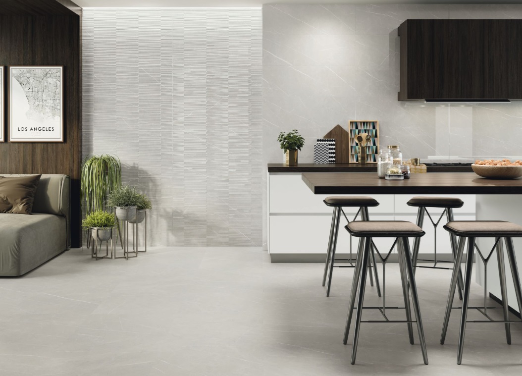 Großformatfliese Baldocer Eternal Pearl 120x260cm 6 mm oder 7 mm