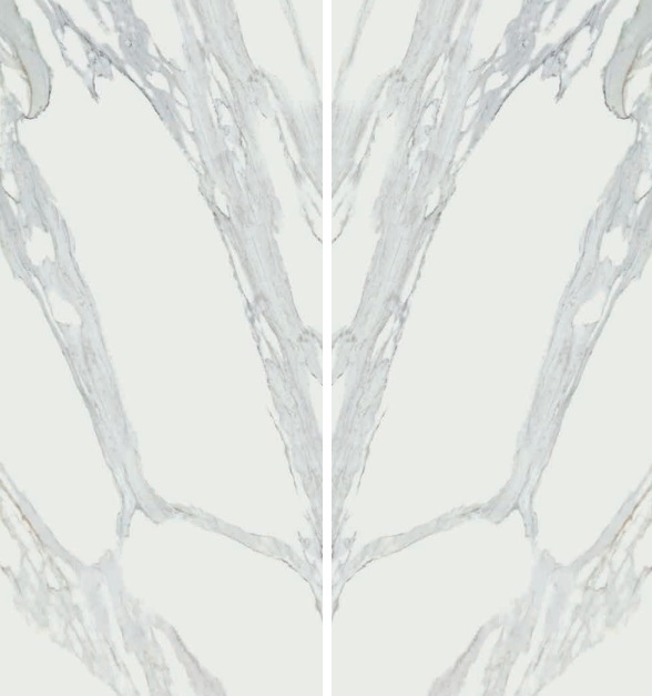 Großformatfliese Mirage Jewels JW02 Calacatta Reale 120x278cm oder 160x320 cm 6 mm