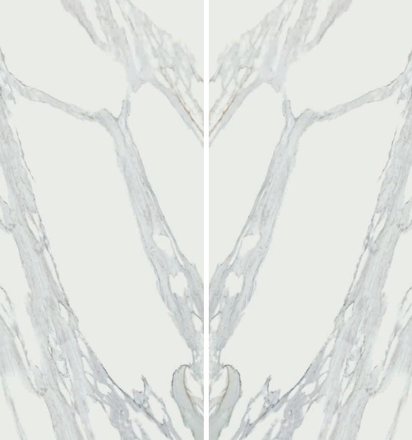 Großformatfliese Mirage Jewels JW02 Calacatta Reale 120x278cm oder 160x320 cm 6 mm