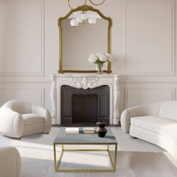 Tisch Franko Lindi aus Franko Keramik Pietra di Savoia Grigia 80×80