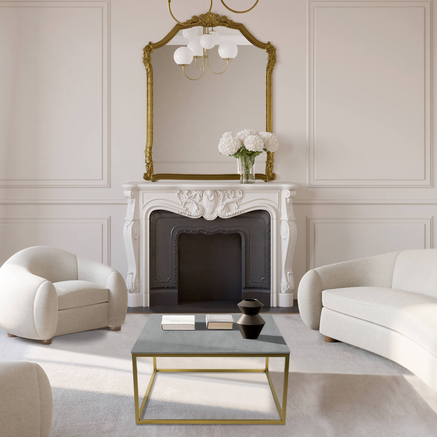 Tisch Franko Lindi aus Franko Keramik Pietra di Savoia Grigia 80×80