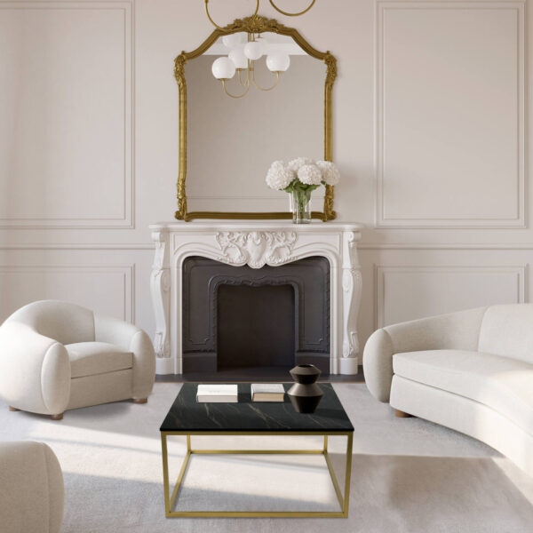 Tisch Franko Lindi aus Franko Keramik Sahara Noir 80×80