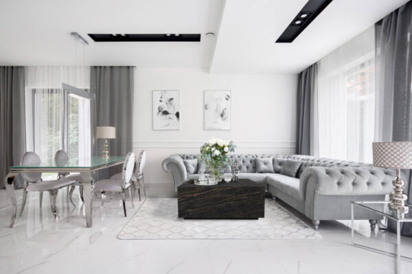 Tisch Franko Neyo aus Franko Keramik Noir Desir 60×60