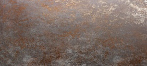 Küchenrückwand (Spritzschutz) aus Keramikplatte Laminam Oxide Nero  – dekorativ