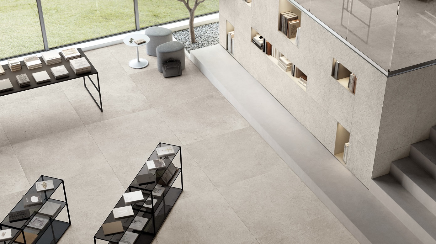 Großformatfliese Mirage ReStone RS01 Dune 120x278cm 6 mm