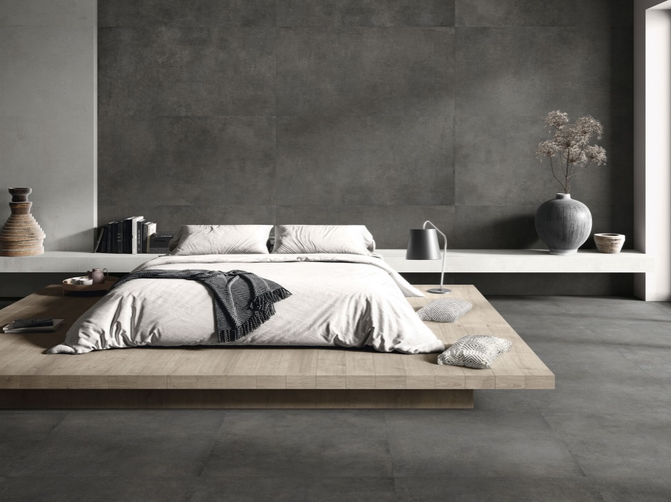 Großformatfliese Baldocer Village Soft Noir 120x280cm 6 mm
