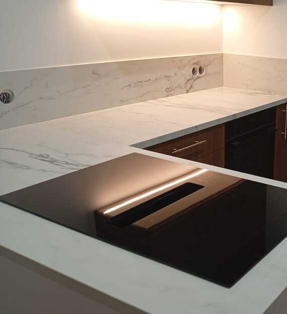 Küchenarbeitsplatten aus Keramik Franko Statuario Glaciale