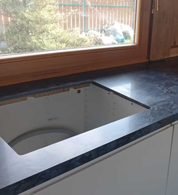 Küchenarbeitsplatten aus Keramik Franko Blu Marino