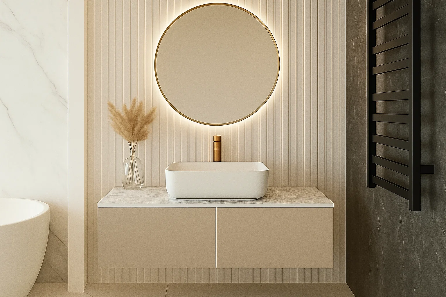 Keramik-Waschtischplatte nach Maß – Franko Castina